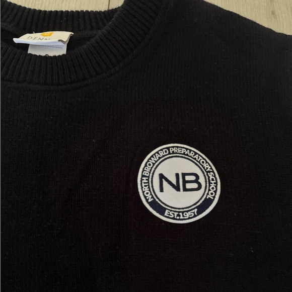North Broward Preparatory School Navy Sweater - Picture 3 of 7